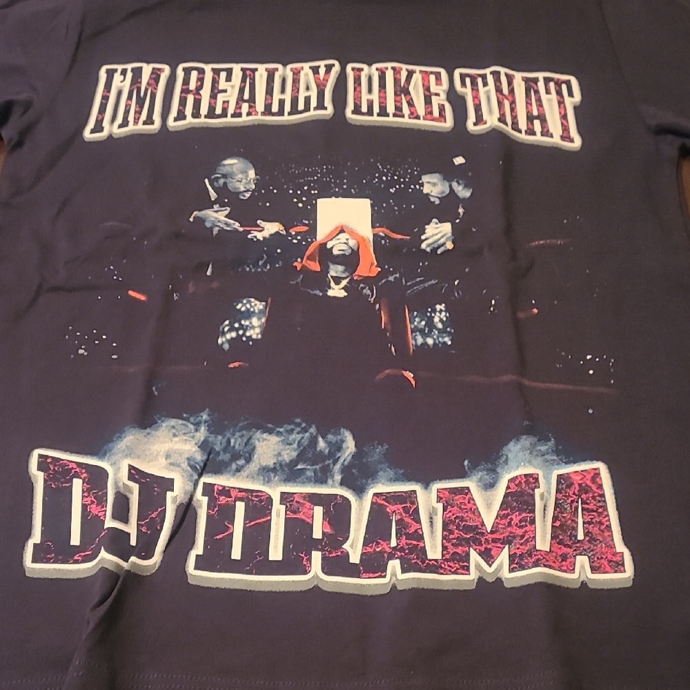 Graphic Tee with DJ Drama Print